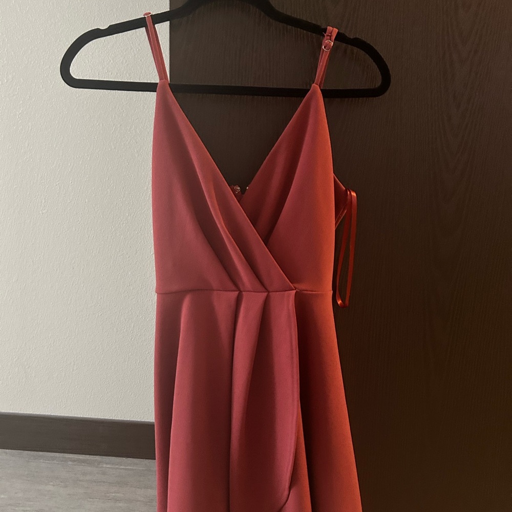 Elegant Coral Dress - Dry Goods